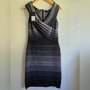Tadashi Shoji Gray Ombre Dress